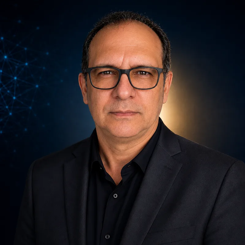 Dr. Gutemberg Soares em seu consultório de psicanálise